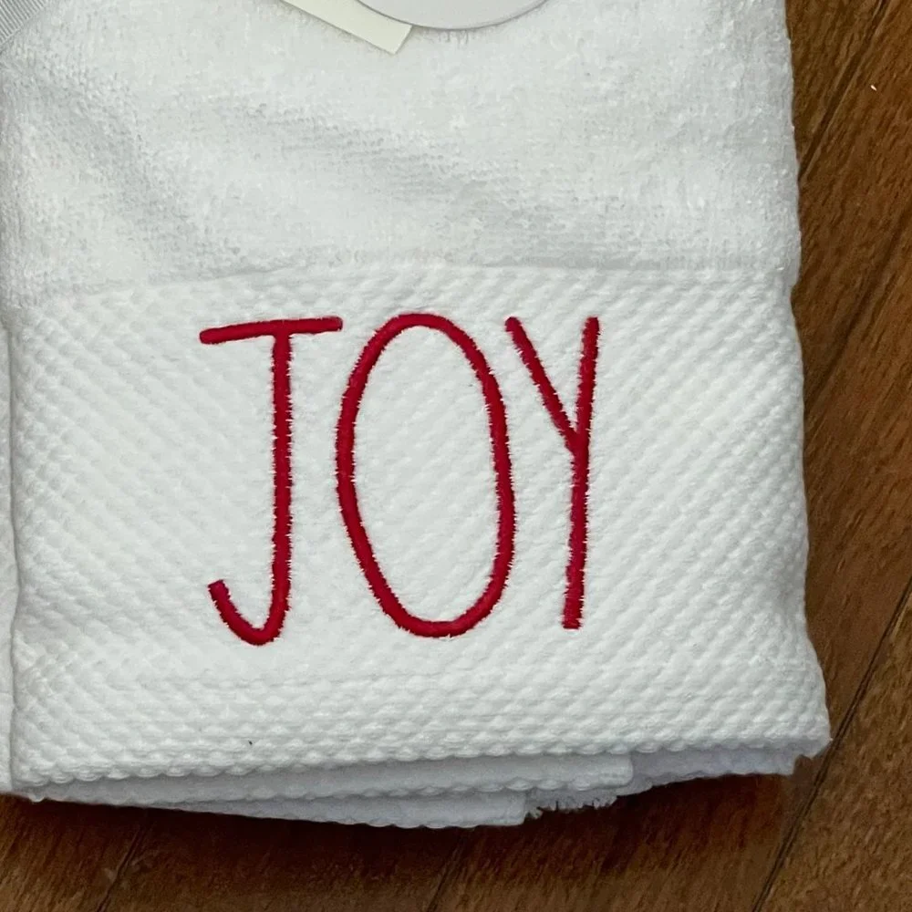 New Rae Dunn by Magenta Joy Hand Towel Set P5